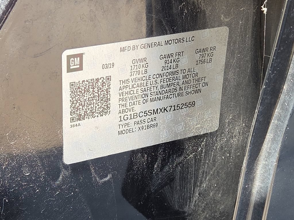 Used 2019 Chevrolet Cruze LS w/ LS Convenience Package FWD image 27