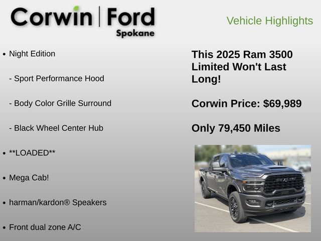 Used 2025 RAM 3500 Limited AWD/4WD image 18
