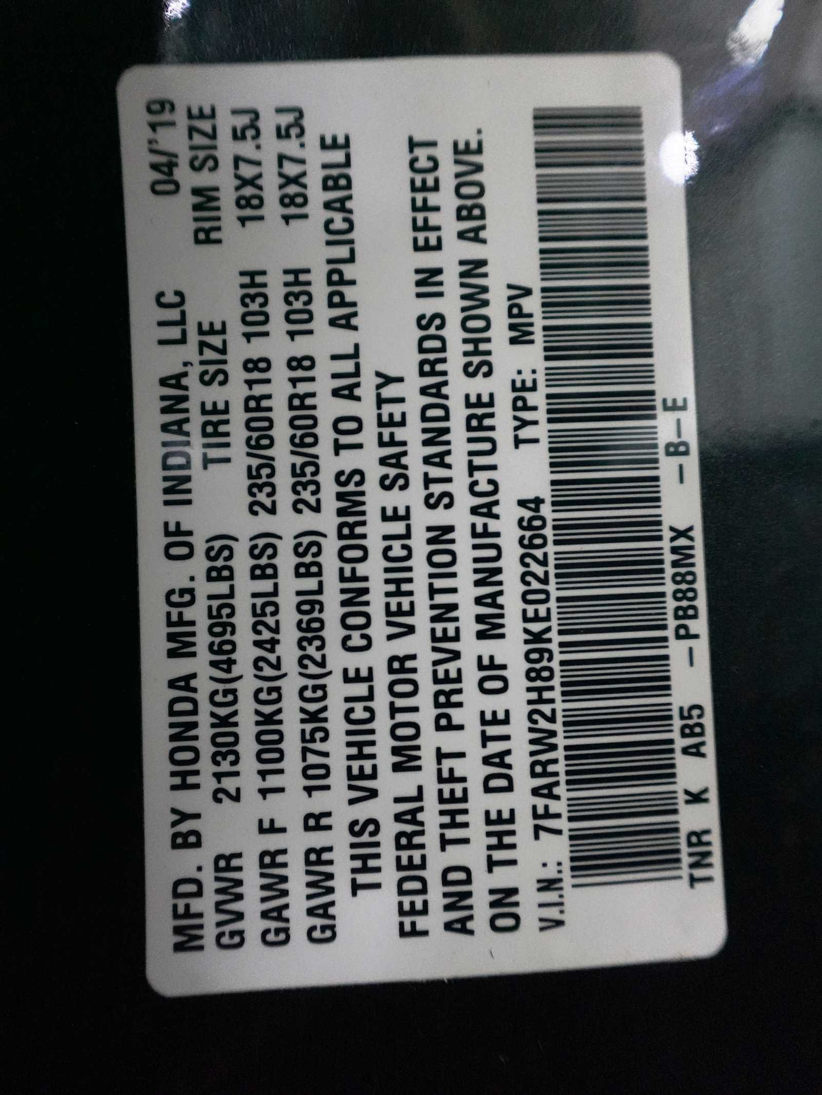 Used 2019 Honda CR-V EX-L image 30