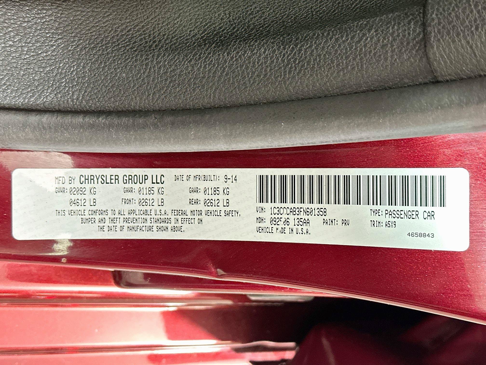 Used 2015 Chrysler 200 Limited w/ Convenience Group FWD image 29