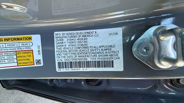 New 2026 Honda Accord Touring image 34