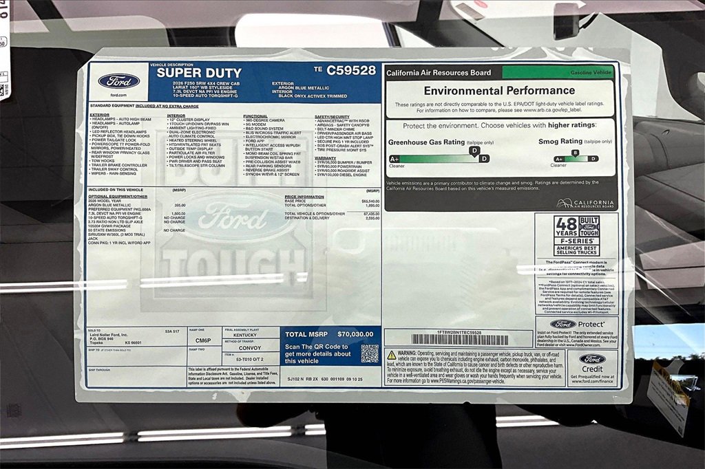New 2026 Ford F250 4x4 Crew Cab Super Duty image 14