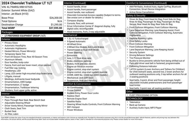 Used 2024 Chevrolet TrailBlazer LT image 6