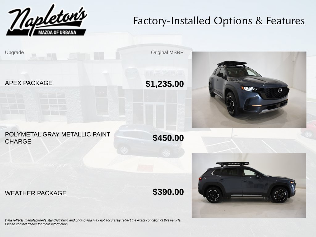 New 2025 MAZDA CX-50 Meridian Edition w/ Apex Package AWD/4WD image 4