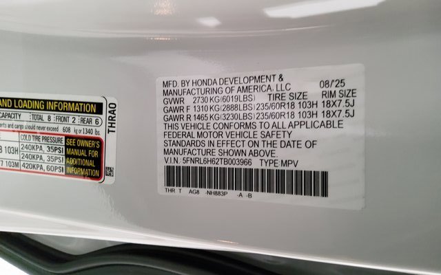New 2026 Honda Odyssey EX-L image 39