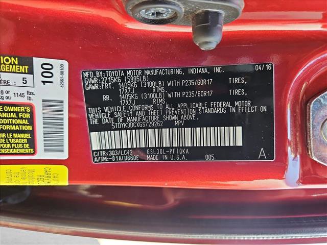 Used 2016 Toyota Sienna XLE FWD image 26