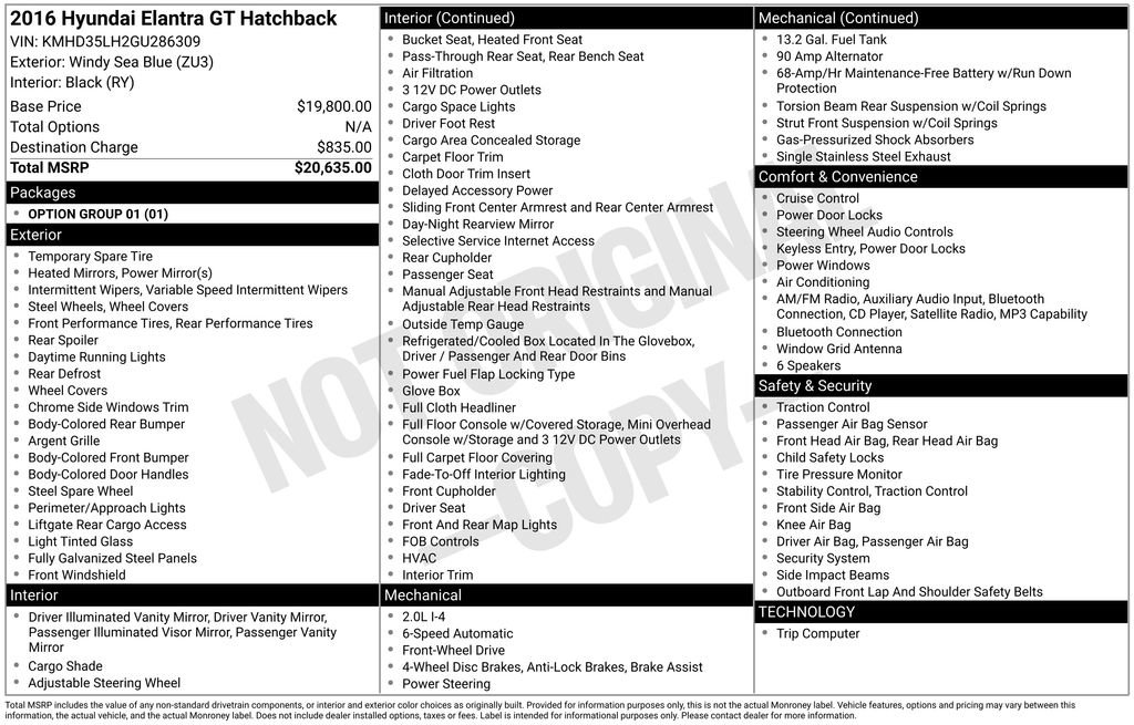 Used 2016 Hyundai Elantra GT image 35