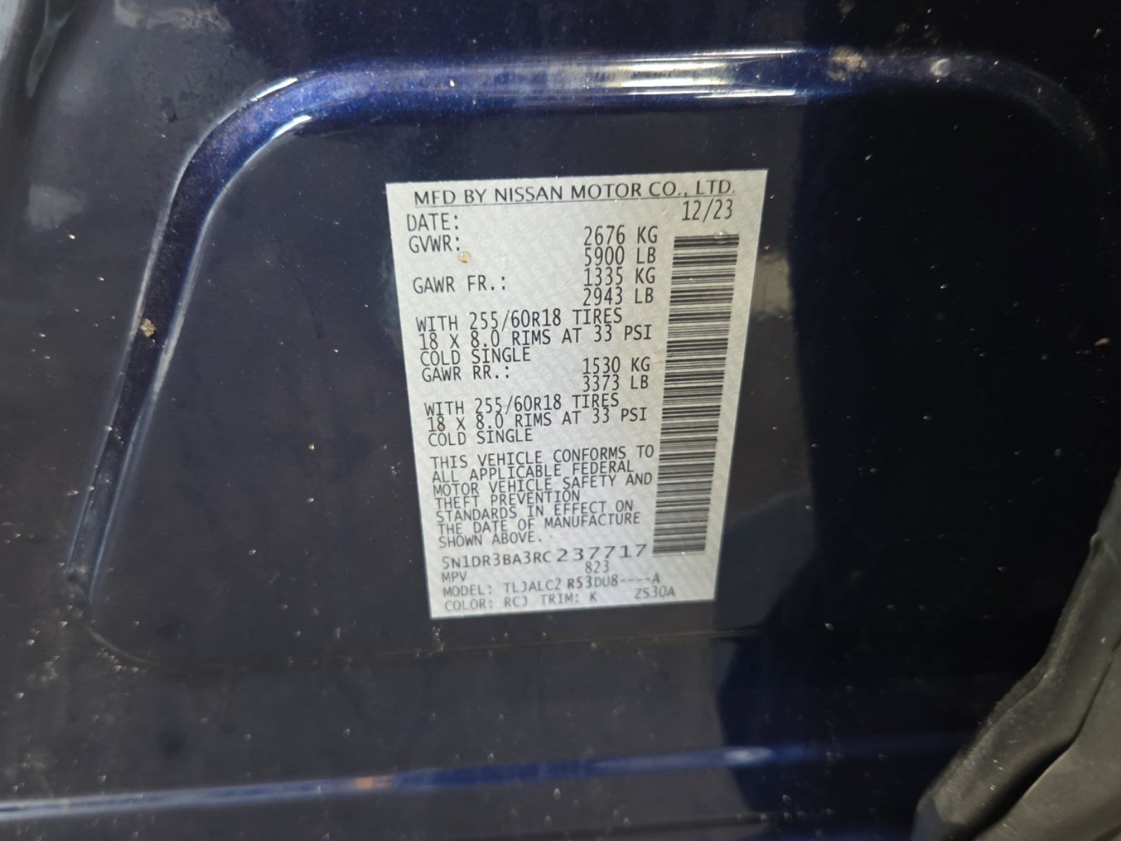 Used 2024 Nissan Pathfinder SV w/ Lighting Package (N92) FWD image 10