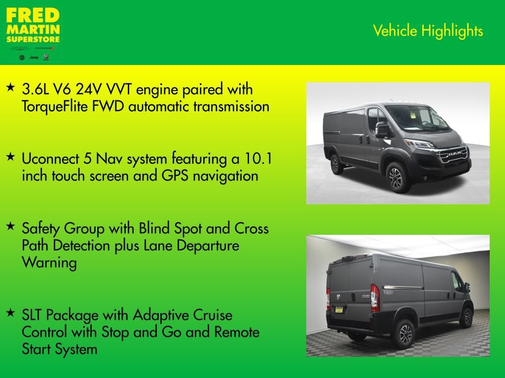 New 2026 RAM ProMaster 1500 w/ Quick Order Package 22G SLT FWD image 7