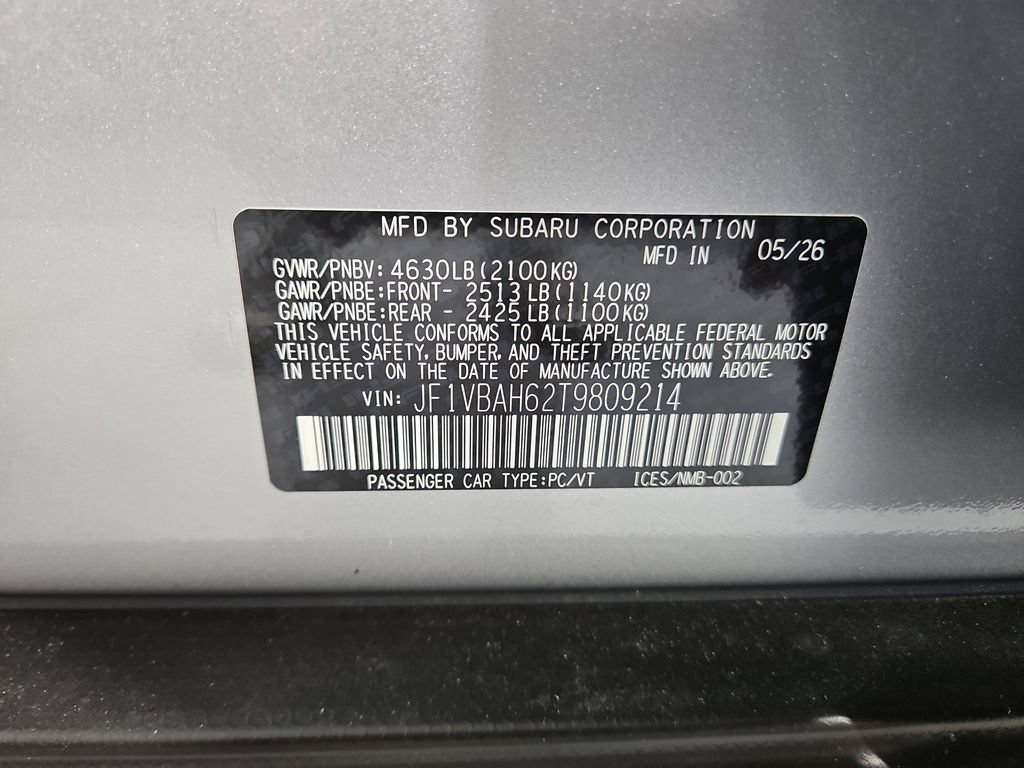 New 2026 Subaru WRX Premium w/ Accessory Package #2 AWD/4WD image 29