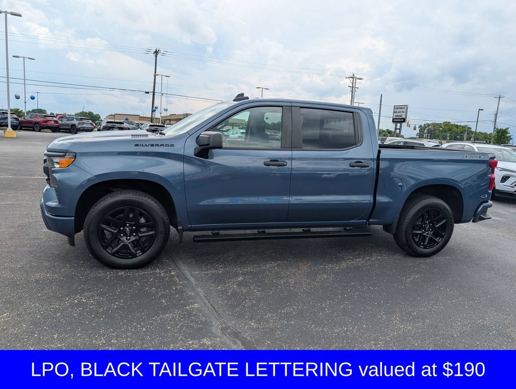 Used 2024 Chevrolet Silverado 1500 Custom w/ Dark Appearance Package AWD/4WD image 4