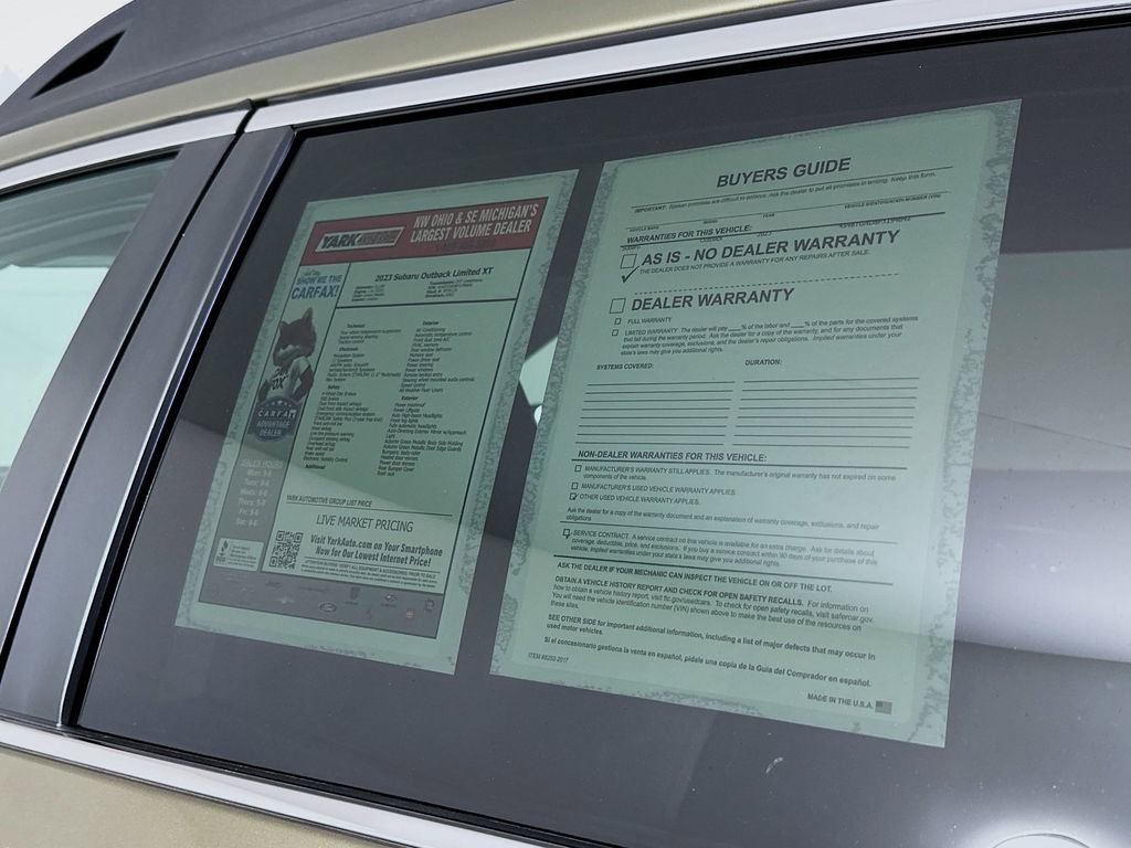 Certified 2023 Subaru Outback Limited XT w/ Popular Package #2 image 13