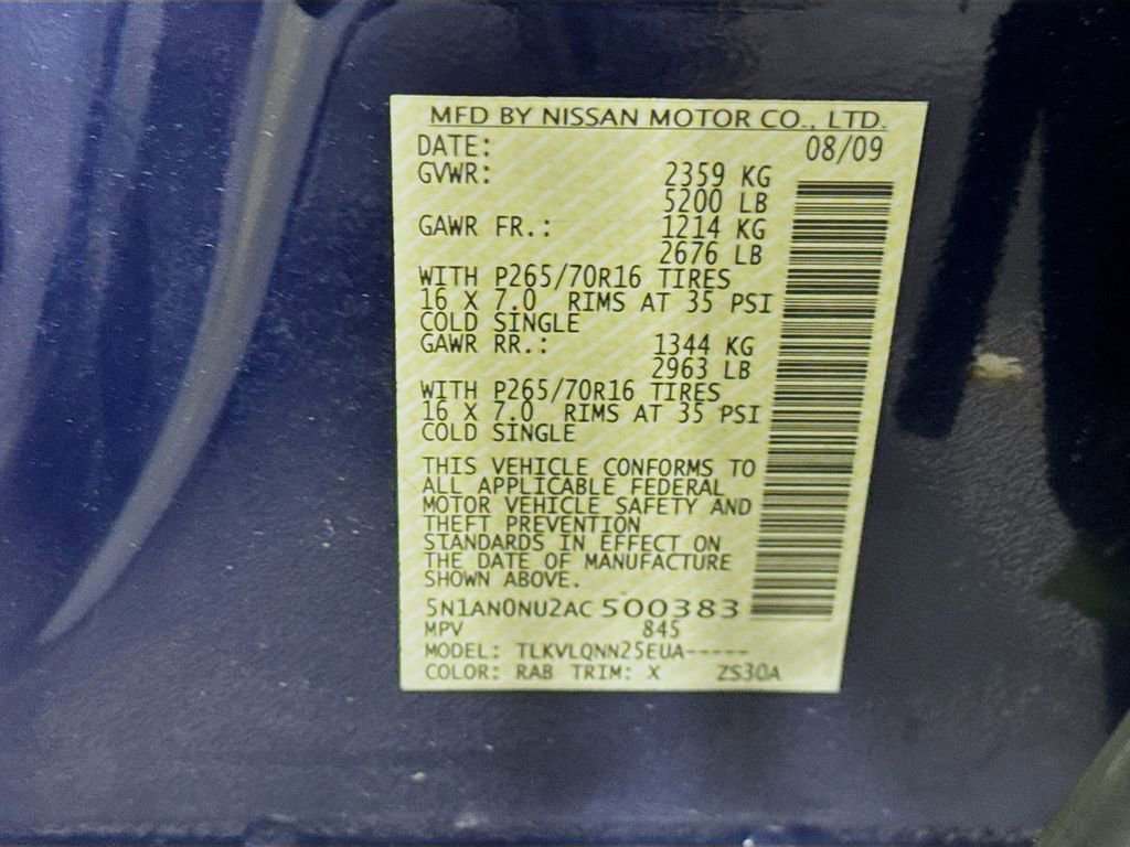 Used 2010 Nissan Xterra X RWD image 29