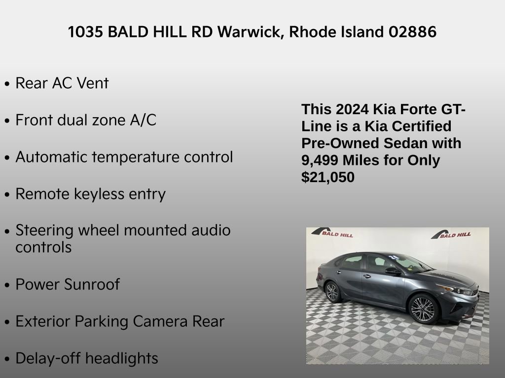 Certified 2024 Kia Forte GT-Line w/ GT-Line Premium Package image 20