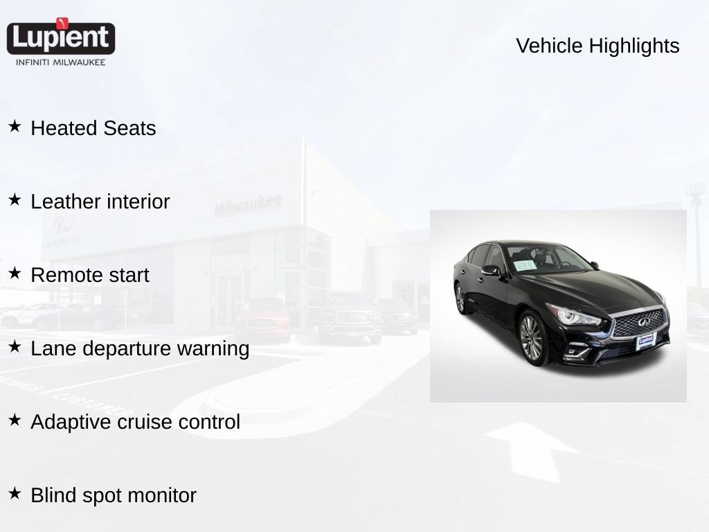 Used 2023 INFINITI Q50 Luxe AWD/4WD image 2