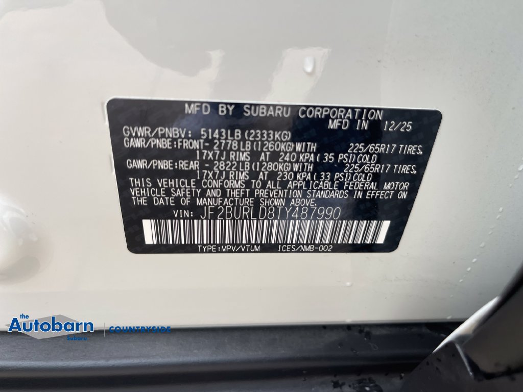 Certified 2026 Subaru Outback Wilderness AWD/4WD image 30