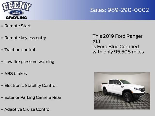 Used 2019 Ford Ranger XLT w/ Equipment Group 302A Luxury AWD/4WD image 24