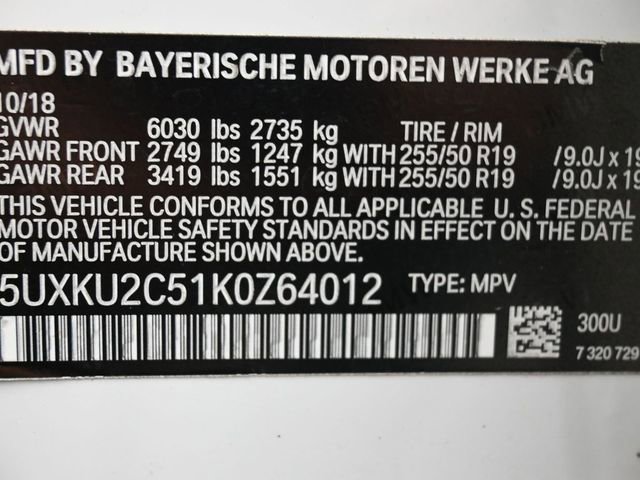 Used 2019 BMW X6 xDrive35i image 9