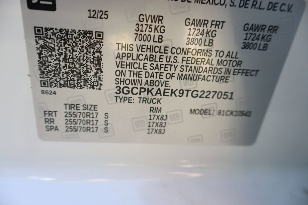 Used 2026 Chevrolet Silverado 1500 W/T w/ WT Value Package AWD/4WD image 30