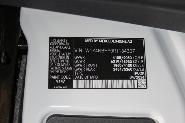 Used 2024 Mercedes-Benz Sprinter 144 Cargo image 9