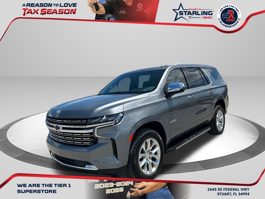 Used 2021 Chevrolet Tahoe Premier w/ Premium Package RWD image 1