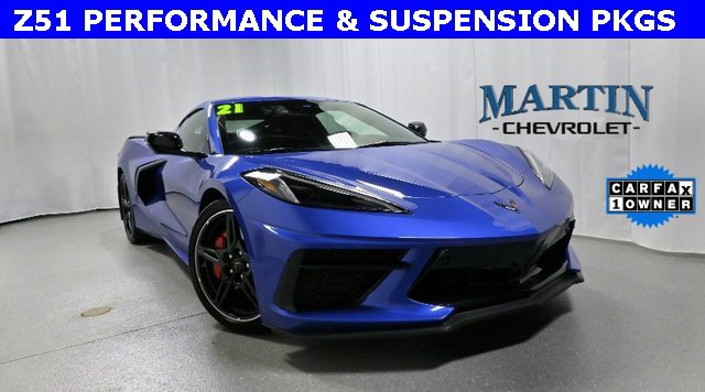 Used 2021 Chevrolet Corvette Stingray Preferred Cpe w/ Z51 Performance Package
