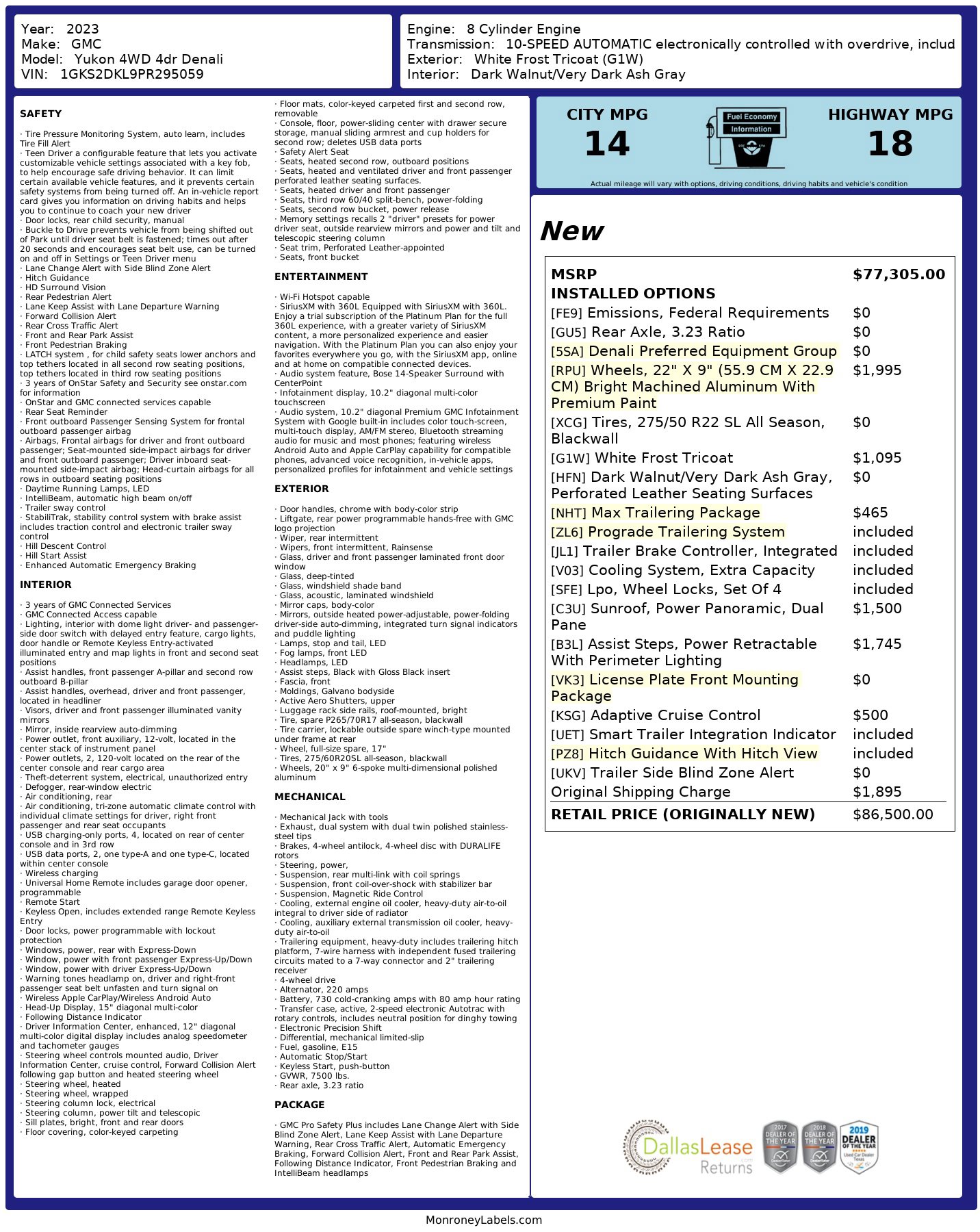 Used 2023 GMC Yukon Denali w/ Max Trailering Package image 3