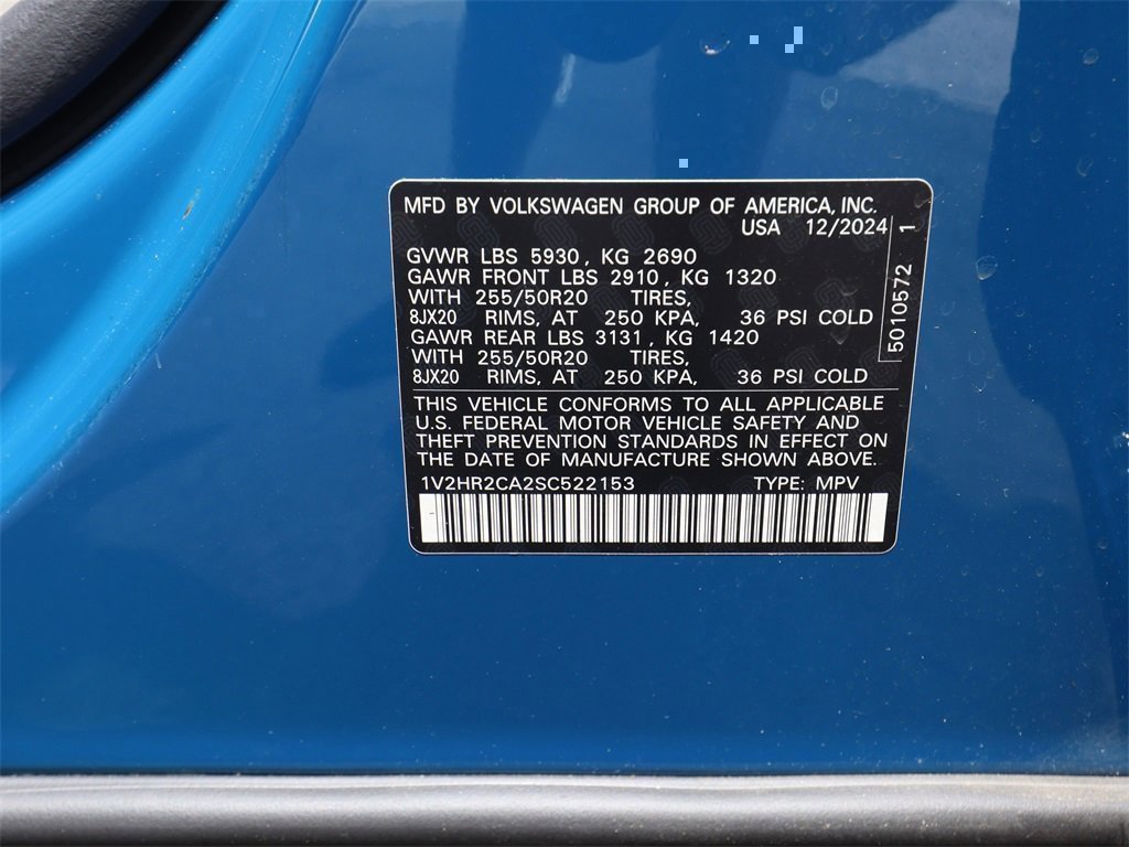 New 2025 Volkswagen Atlas SE image 26