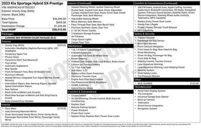 Used 2023 Kia Sportage SX Prestige AWD/4WD image 13