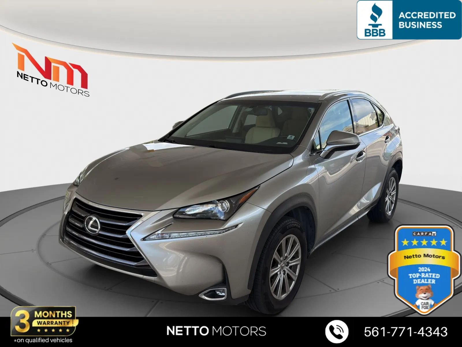 Used 2015 Lexus NX 200t FWD