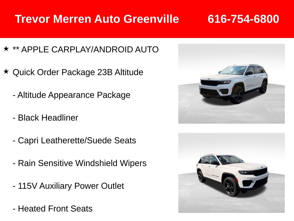 Used 2024 Jeep Grand Cherokee Altitude AWD/4WD image 19