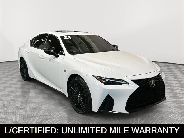 Certified 2024 Lexus IS 350 F Sport w/ Blackout Package AWD/4WD image 1