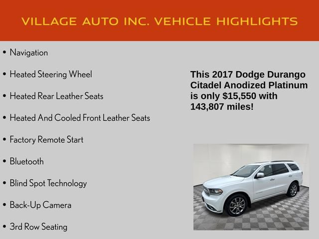 Used 2017 Dodge Durango Citadel AWD/4WD image 14
