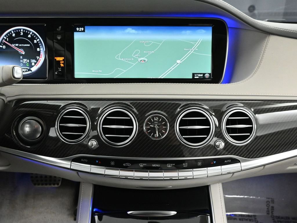 Used 2017 Mercedes-Benz S 63 AMG 4MATIC Sedan w/ Carbon Fiber Exterior Package image 37