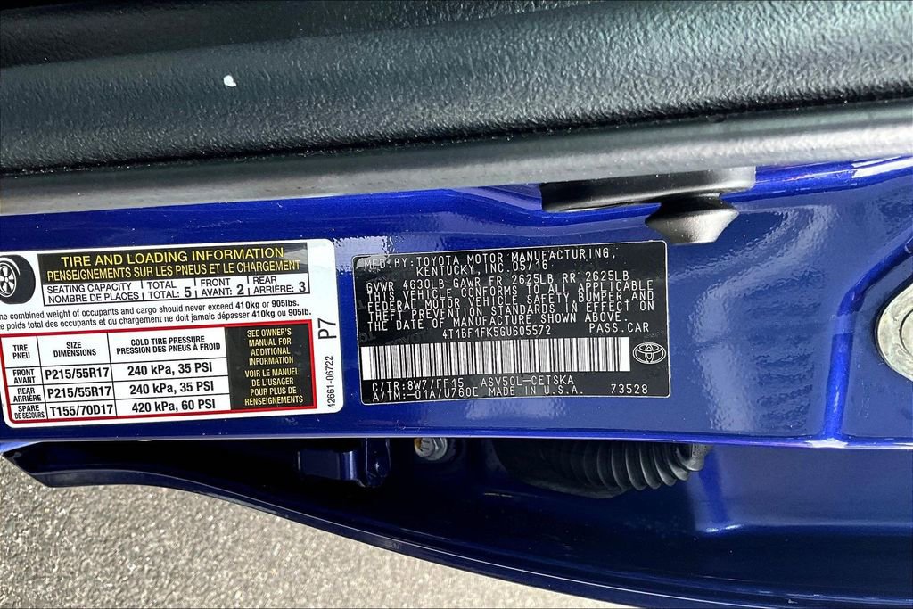 Used 2016 Toyota Camry SE FWD image 33