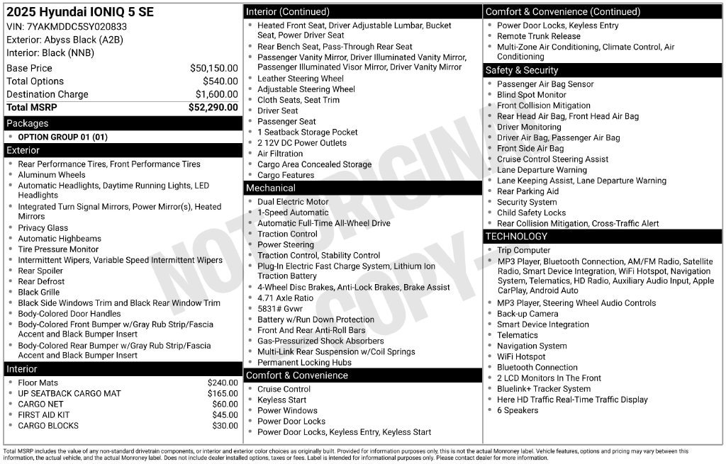 Certified 2025 Hyundai Ioniq 5 SE AWD/4WD image 30