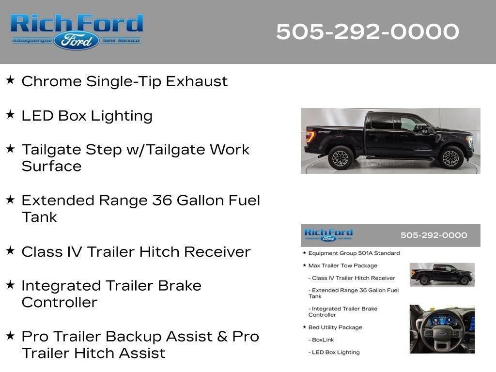 Certified 2023 Ford F150 Lariat w/ Max Trailer Tow Package AWD/4WD image 72