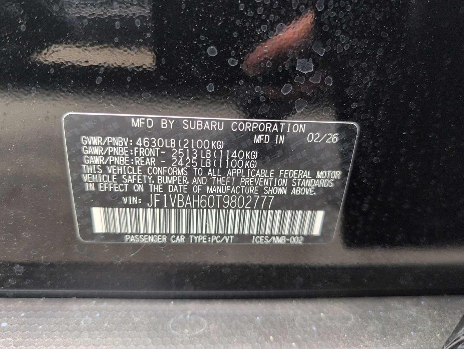 New 2026 Subaru WRX Premium AWD/4WD image 33