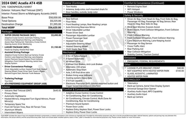 Used 2024 GMC Acadia AT4 w/ Super Cruise Package image 30