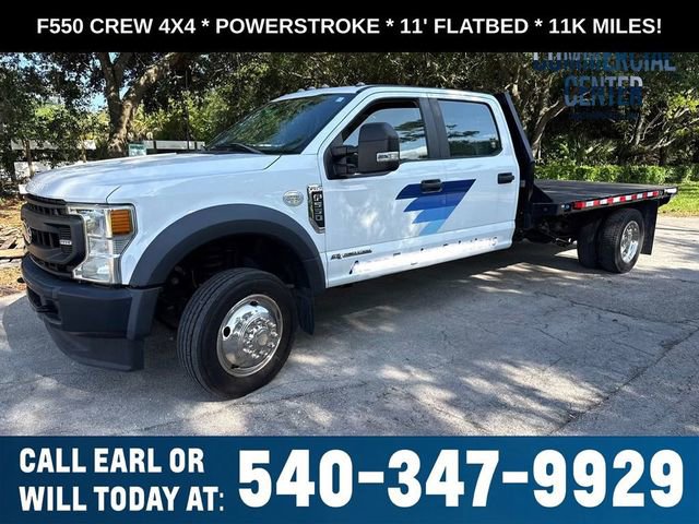 Used 2022 Ford F550 4x4 Crew Cab Super Duty w/ Power Equipment Group