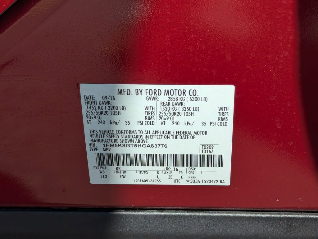 Used 2017 Ford Explorer Sport w/ Equipment Group 401A AWD/4WD image 31