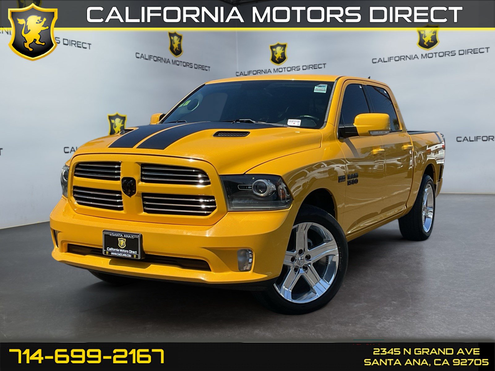 Used 2016 RAM 1500 Sport w/ Stinger Yellow Sport Package