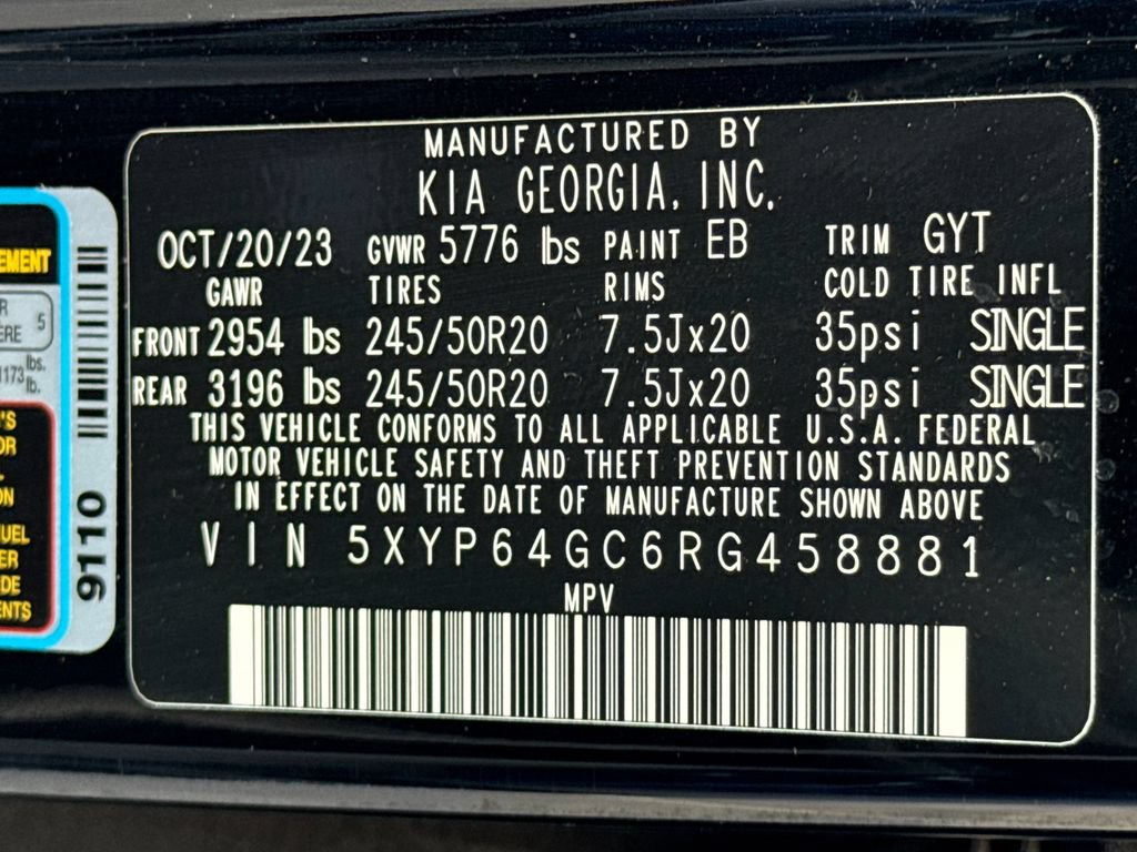 Used 2024 Kia Telluride S w/ S Sunroof Package FWD image 31