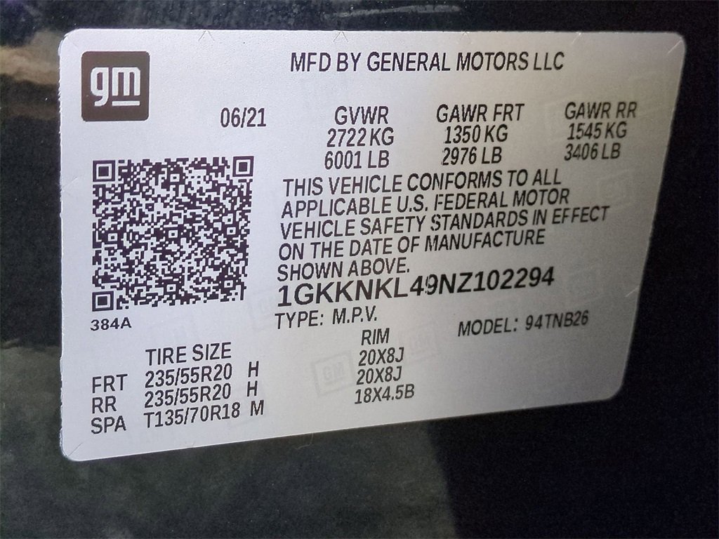 Certified 2022 GMC Acadia SLE w/ Elevation Edition image 27