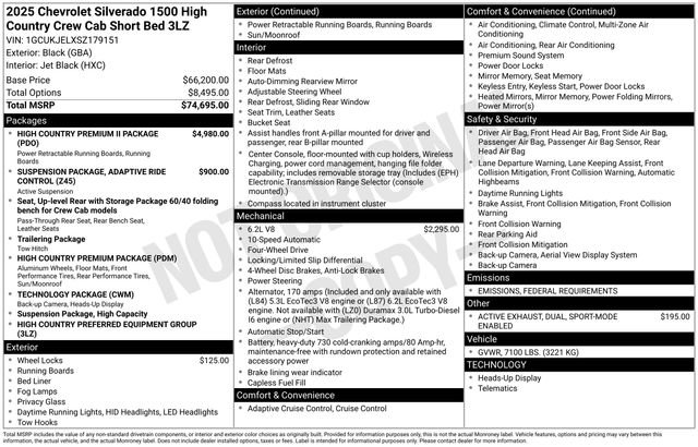 New 2025 Chevrolet Silverado 1500 High Country video 2