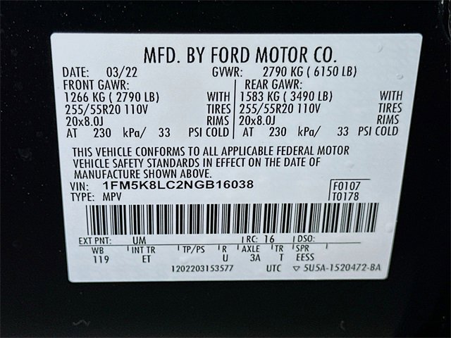 Certified 2022 Ford Explorer King Ranch w/ Premium Technology Package image 22