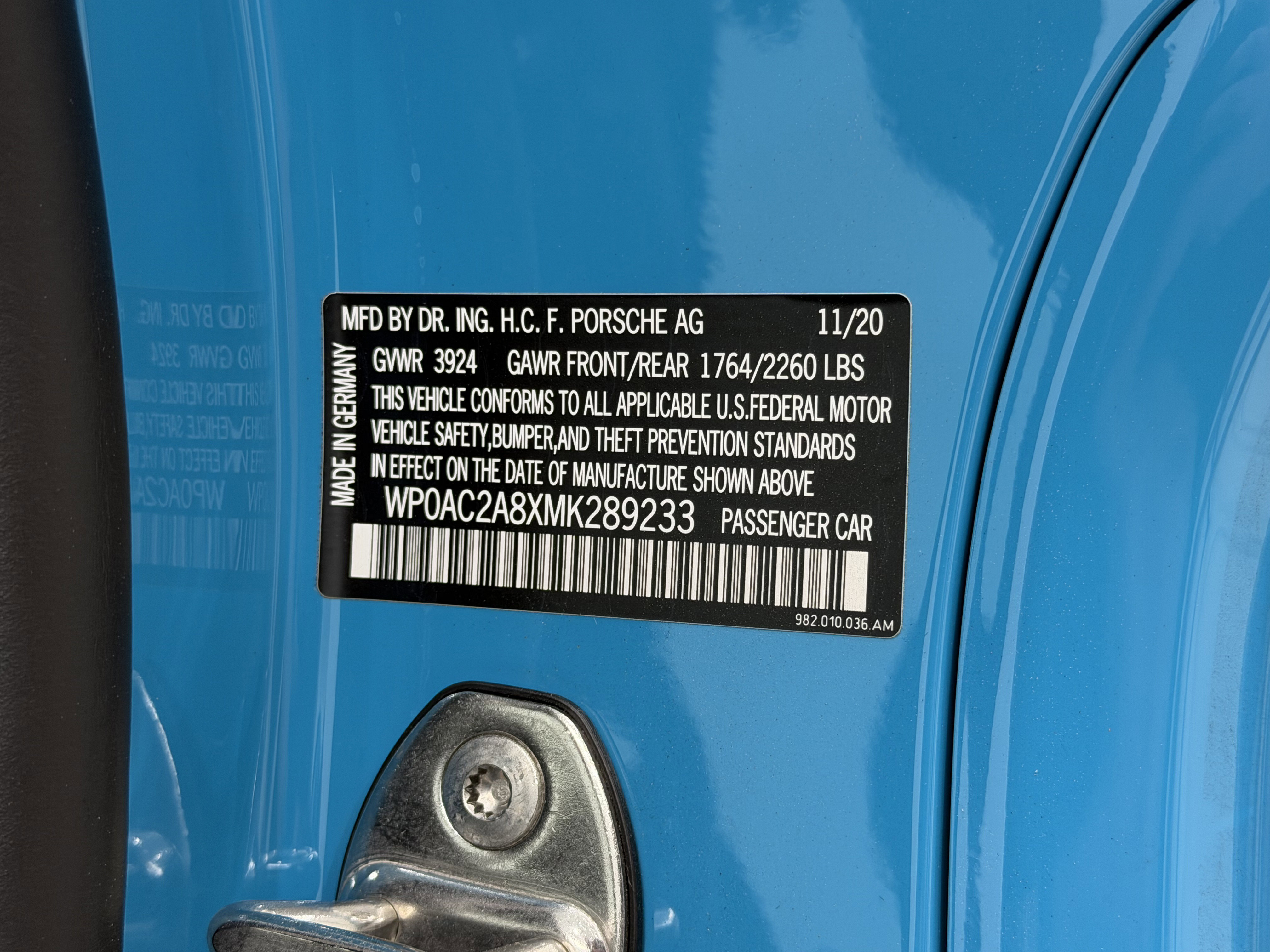 Certified 2021 Porsche 718 Cayman GT4 image 53