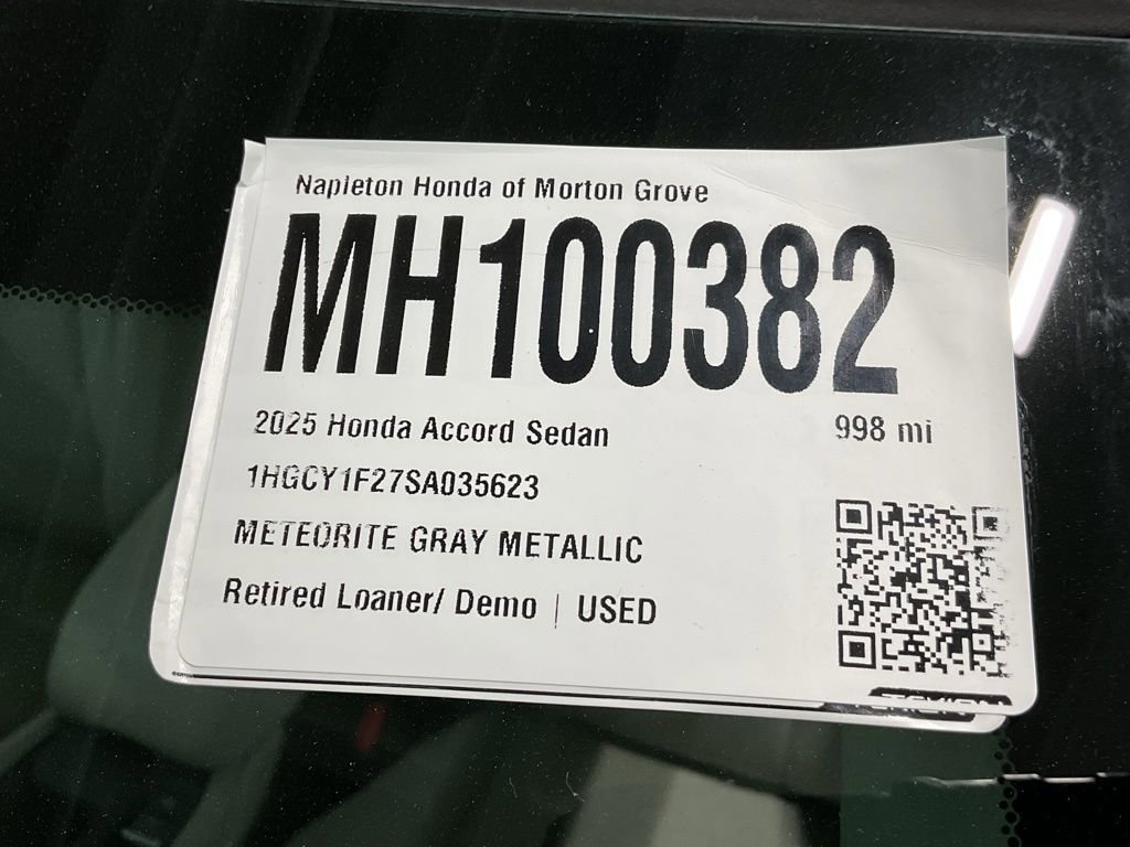 Certified 2025 Honda Accord LX image 35