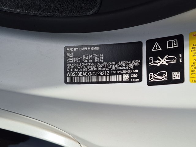 Used 2022 BMW M4 xDrive Competition w/ M Carbon Exterior Package AWD/4WD image 14
