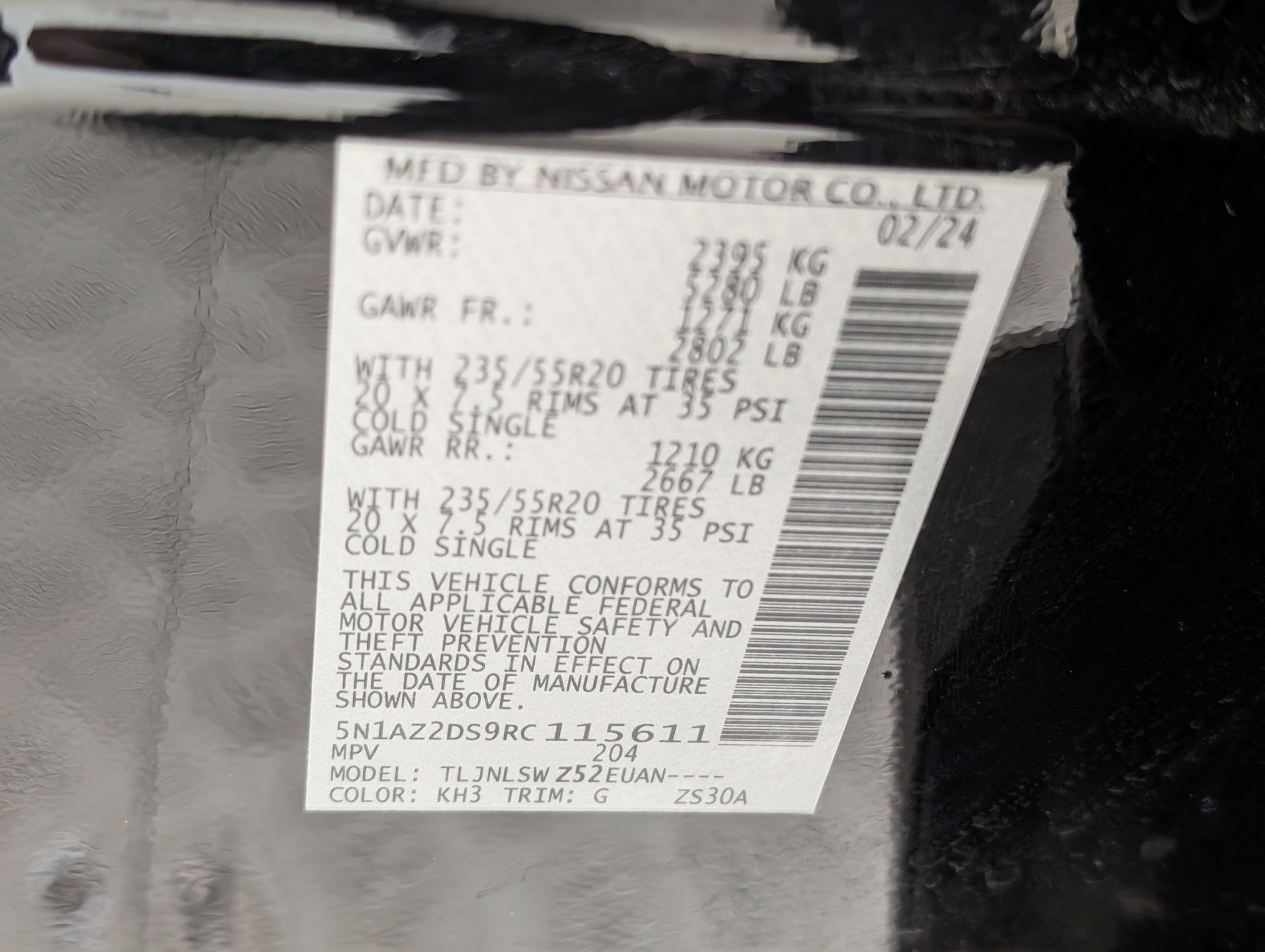 Used 2024 Nissan Murano Platinum w/ Cargo Package image 23